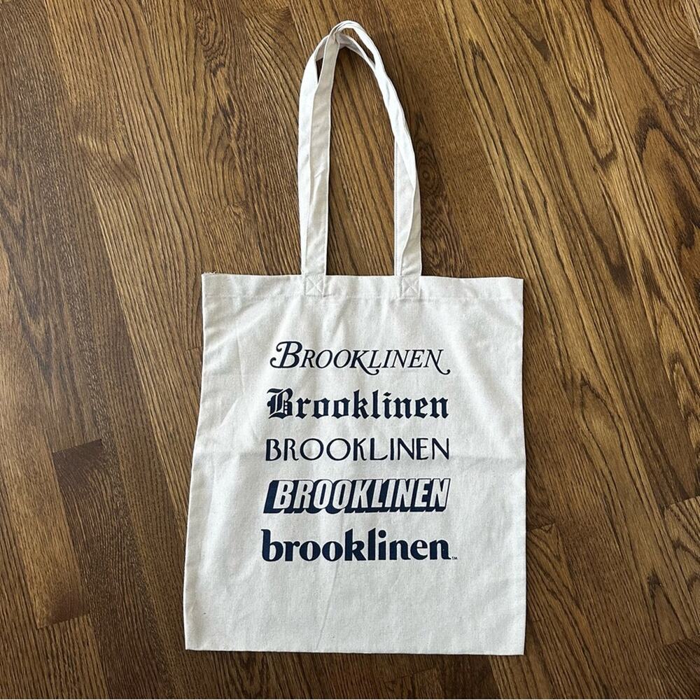 Brooklinen canvas tote bag NEW